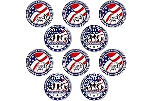10 Pack Thank You for Your Service Challenge Coins
