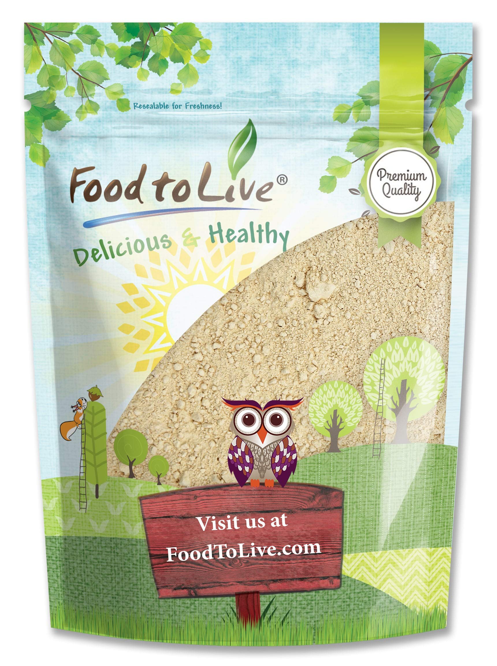 Food to Live - Black Maca Powder, 2 Pounds - Finely Ground Raw Dried Root, Kosher, Vegan, Non-Gelatinized Powder, Bulk. Energizing Superfood Supplement