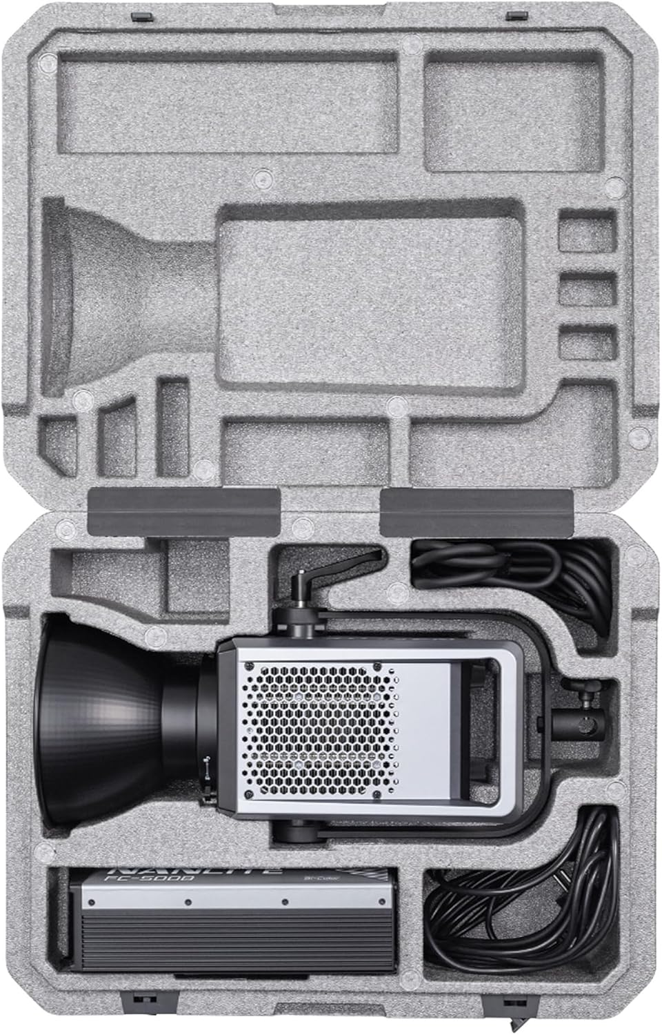 Nanlite FC-500B Bi-Color LED Video Light 2700K–6500K, 520W High Output, CRI 96+ TLCI 98+, Dimmable Studio Light for Photography & Video Shooting