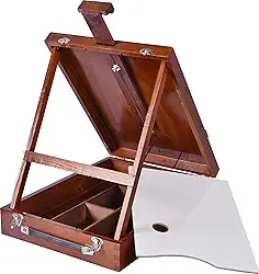 Souza & Cia, Estojo/Cav. Da Vinci, Mad. MDF Mogno (Ref: 4215)