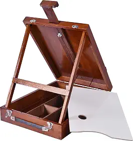 Souza & Cia, Estojo/Cav. Da Vinci, Mad. MDF Mogno (Ref: 4215)