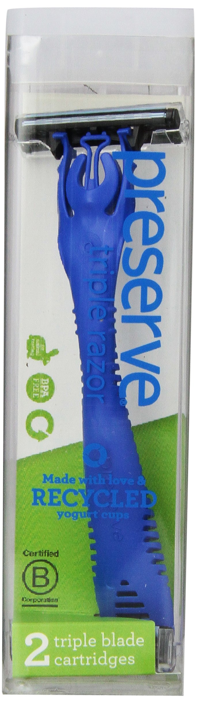 PreserveShave 3 Razor System (Colors and Packaging Vary)