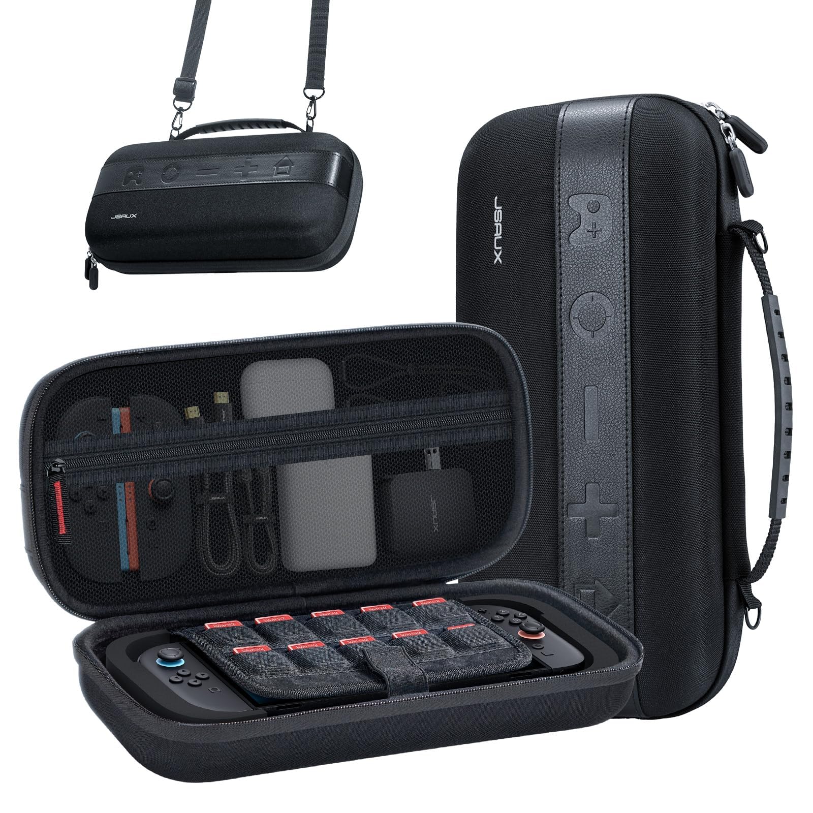 Amazon.com: JSAUX Large Capacity Carrying Case for Nintendo Switch