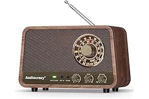 Retro AM/FM Radio: A Nostalgic Fusion of Classic Style and Modern Simplicity