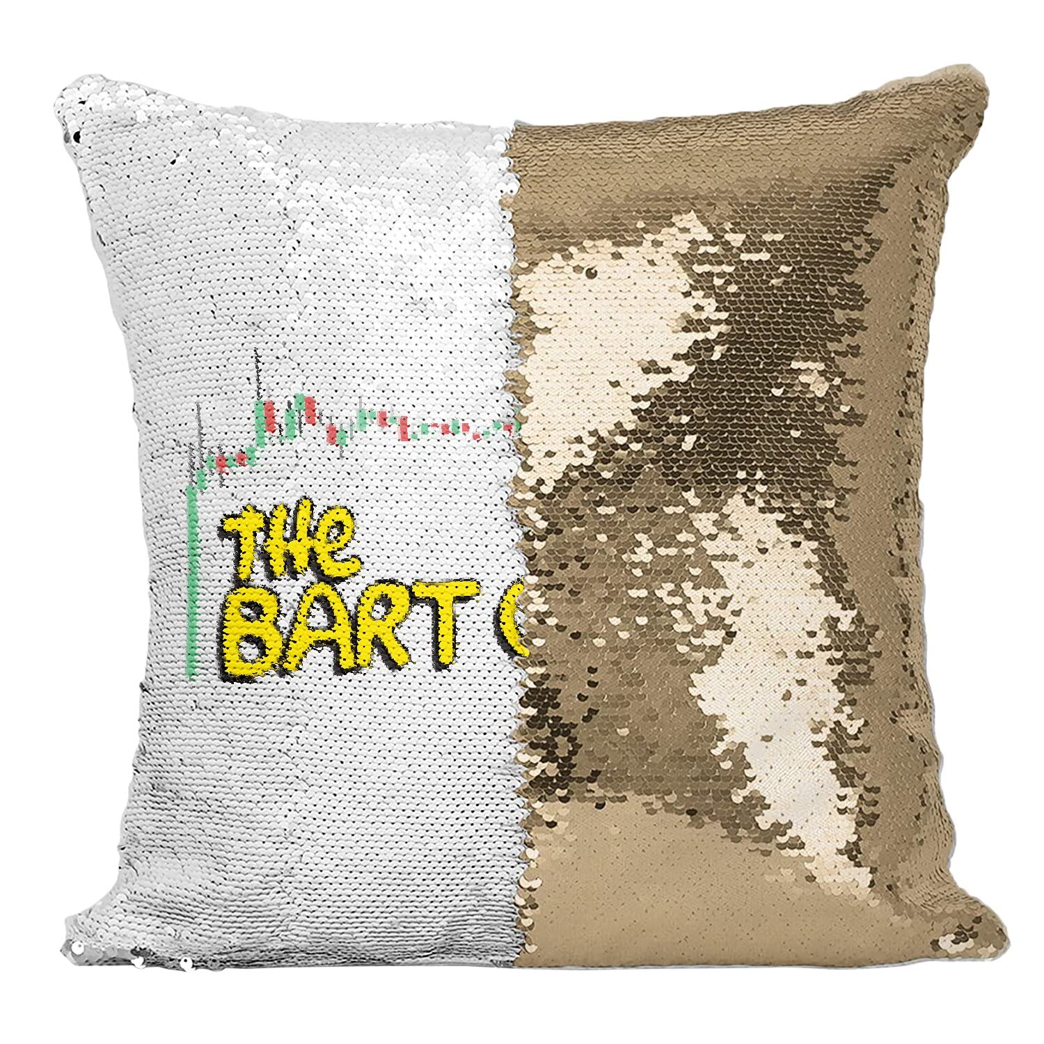 The Bart Chart Crypto Cash Trading Blockchain Finance Bitcoin Humor  Frequency Gold Glitter Cushion Cover : Amazon.com.be: Home & Kitchen