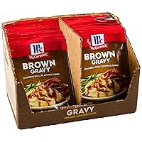 Vista 1 de McCormick - Mezcla de Brown Gravy - Sobre de condimentos, 0.87 onzas, paquete de 24