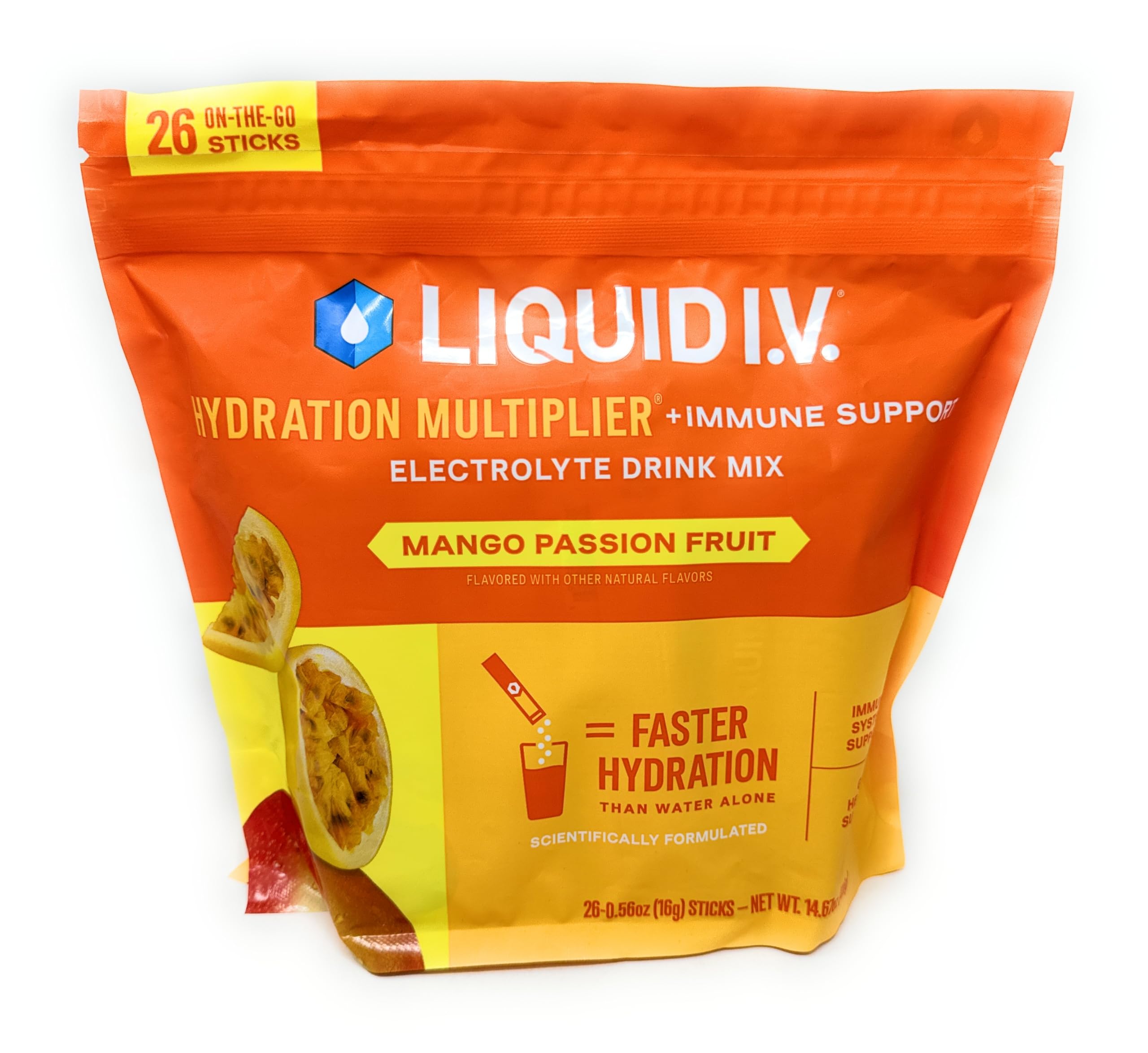 Amazon.com: Liquid I.V. Hydration Multiplier Plus Immune Support