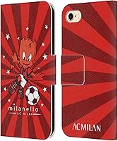 Vista 40 de Head Case Designs Funda de piel con licencia oficial de AC Milan Dream Big Children compatible con Apple iPhone 13 Mini
