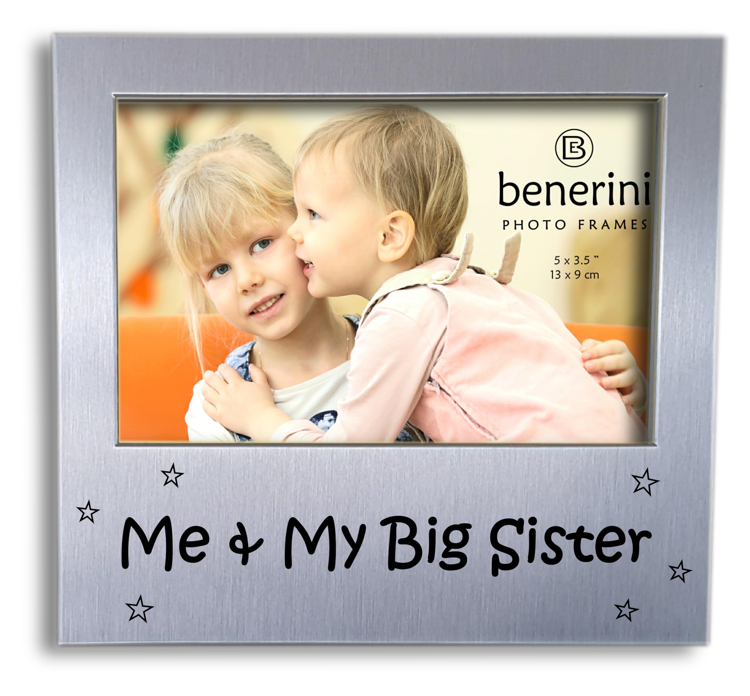 Me & My Big Sister Photo Frame - Gift For Sister - Gift Idea - Birthday Christmas Keepsake Present Picture - 5 x 3.5 inch - Style 3