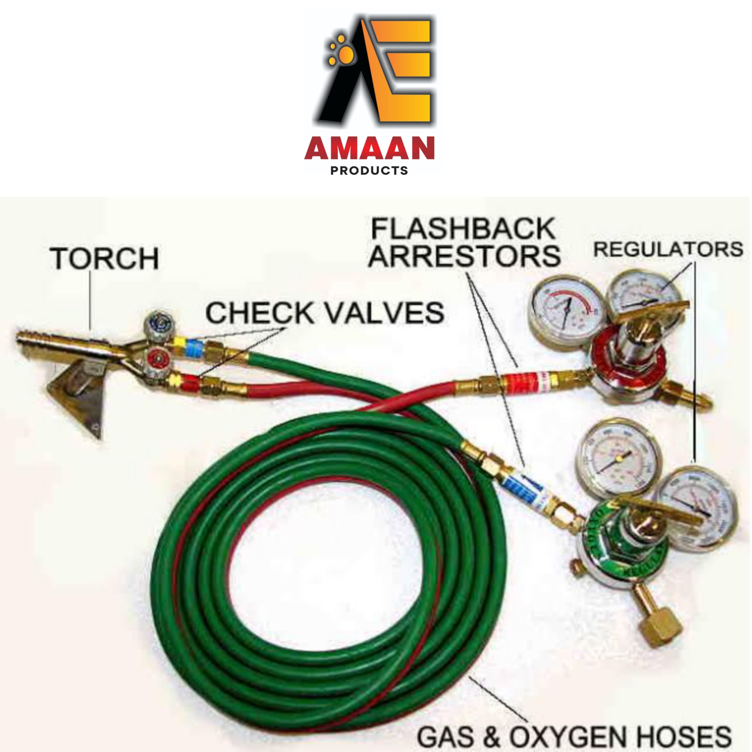 Amaan Flashback Arrestor || Regulator Flashback Arrestor || NRB || Industrial Product 1