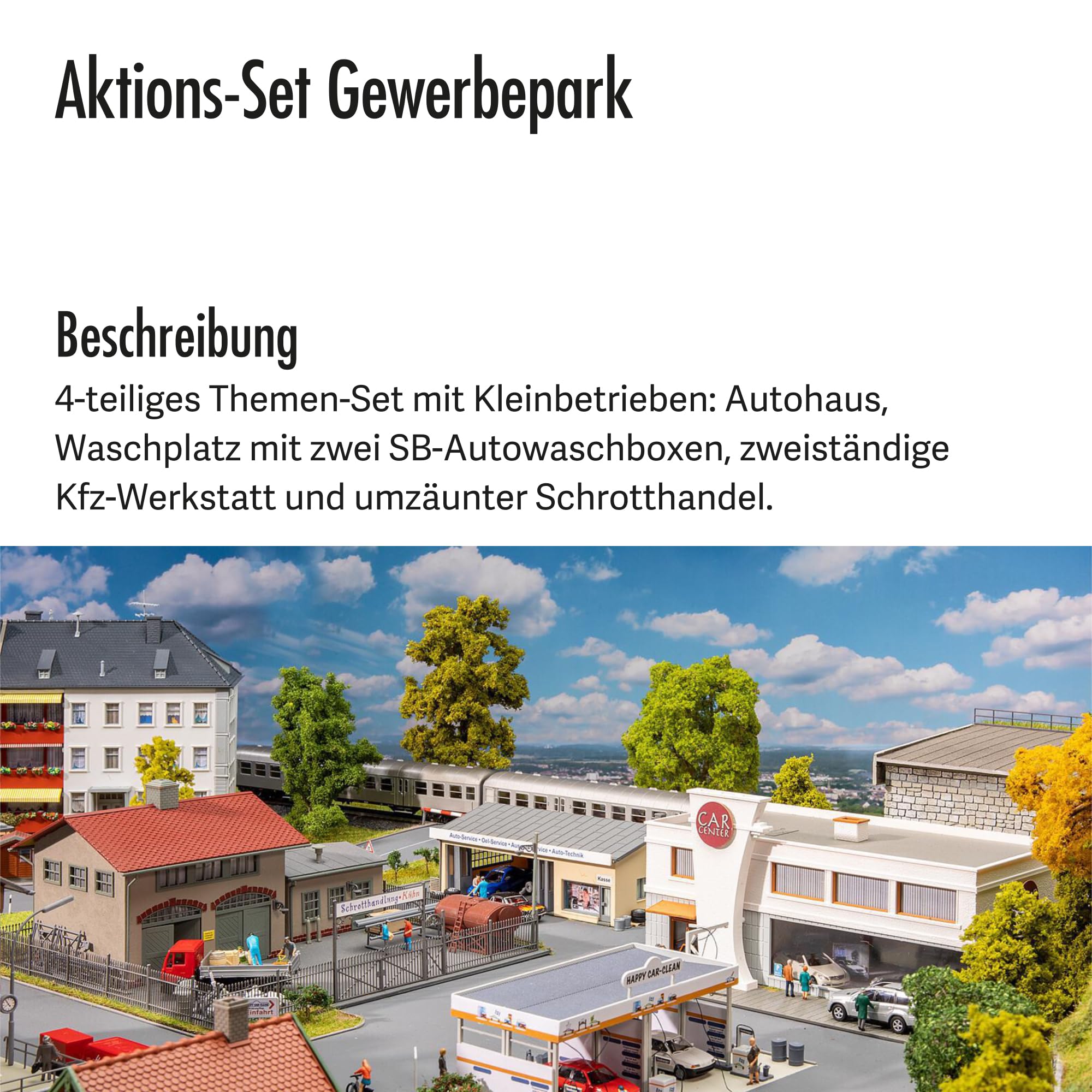 Faller 190086 H0 Aktions-Set Gewerbepark, Taucher