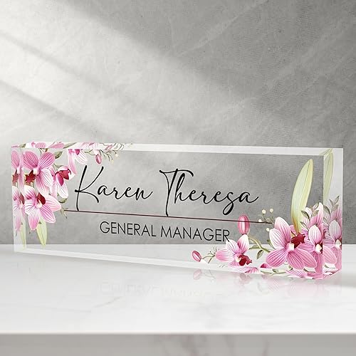 Miniatura 9 de Placa de nombre de oficina personalizada, regalos personalizados para mujeres y hombres, regalos de agradecimiento para empleados, jefes, jamaica