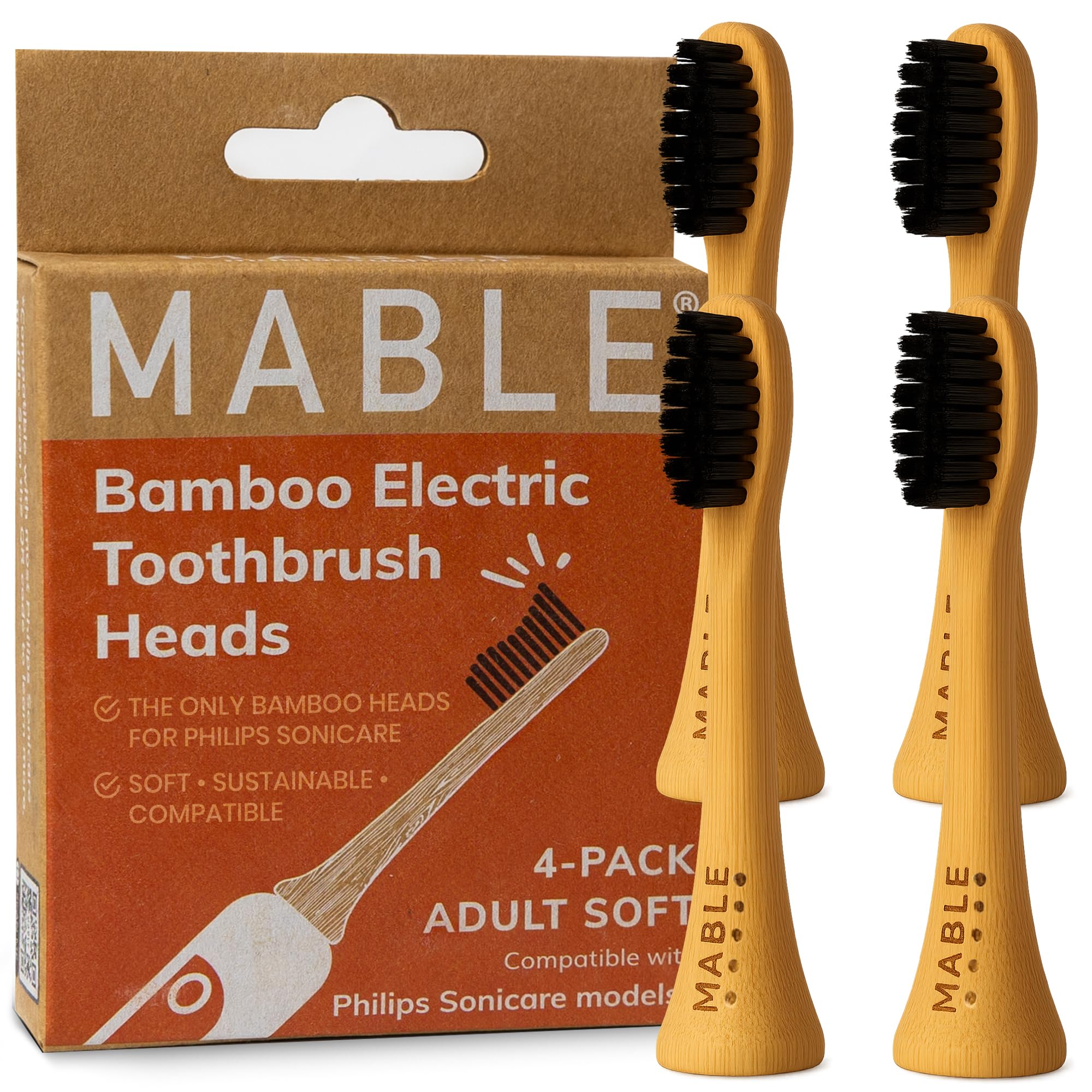 Amazon.com : Bamboo Electric Toothbrush Heads | Compatible with