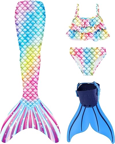 DNFUN Girls Mermaid Suit with Monofin disponible en Yaxa El Salvador