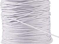 Vista 77 de KONMAY 1 rollo de cuerda de nailon para hacer pulseras de 150 yardas, trenzado de nailon Shamballa Macramé/cordón de cuentas de 0.4mm, cordón