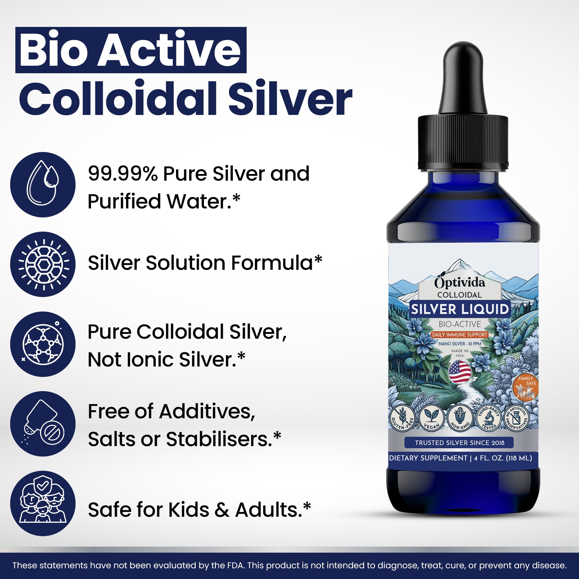 Nano Colloidal Silver Liquid, 10 PPM Liquid Silver Immune Support - 4 Oz — Amazon image 5