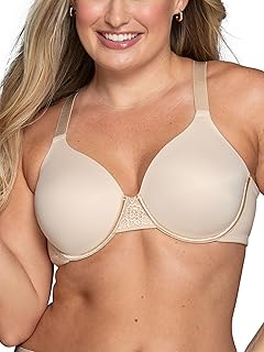 Sponsored Ad - Vanity Fair Women's Full Figure Beauty Back Smoothing Bra, 4 Way Stretch Fabric, Lightly Lined Cups up to H
