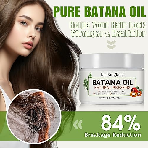 Miniatura 2 de Aceite de batana para el crecimiento y el grosor del cabello, 4.2 onzas, aceite orgánico 100% puro y natural para mujeres y hombres