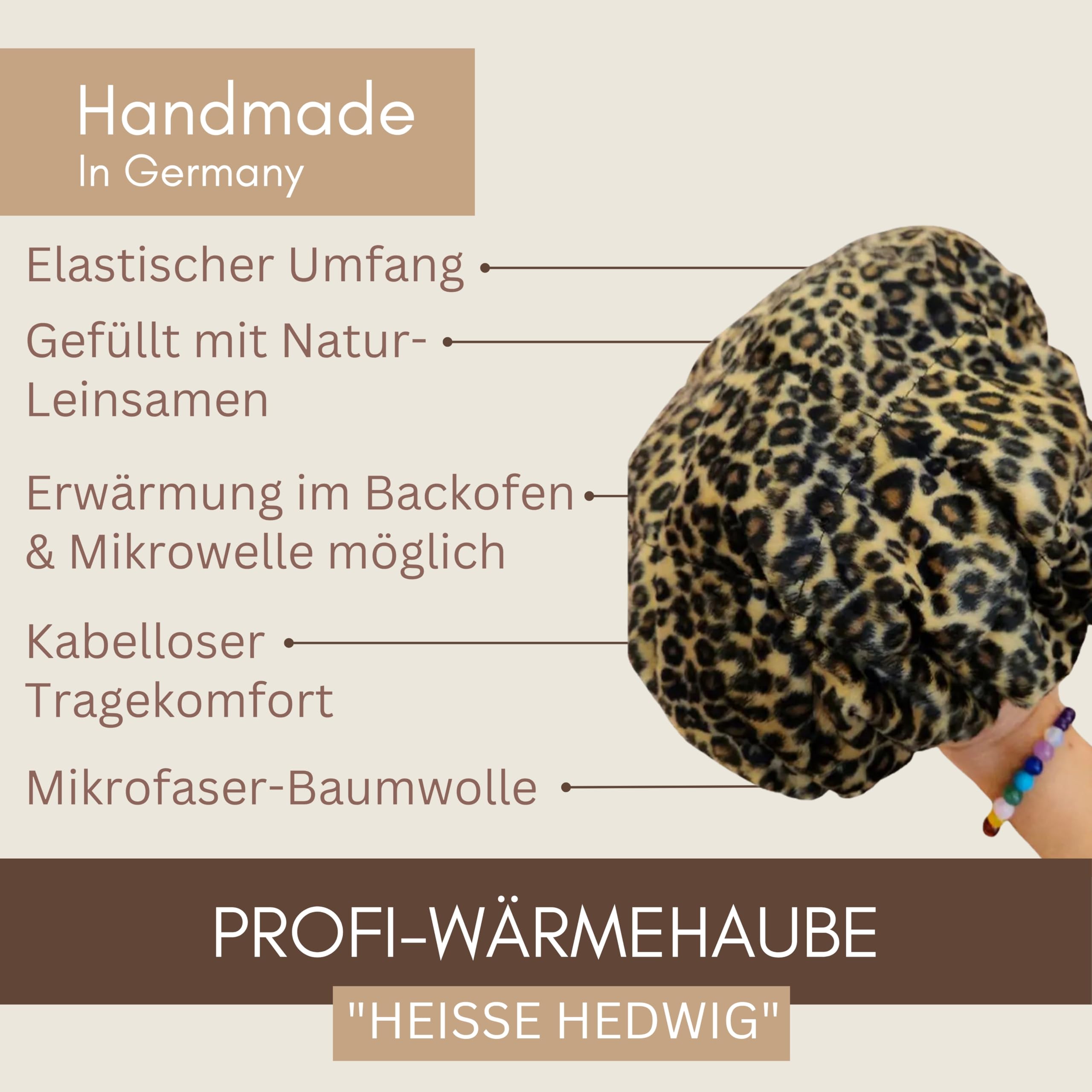 Thats me organic Wärmehaube Haare Heiße Hedwig für Pflanzenhaarfarbe – Handgefertigte, erwärmbaren Haube für perfekte Farbergebnisse – Mikrowellengeeignet – Haare färben Zubehör