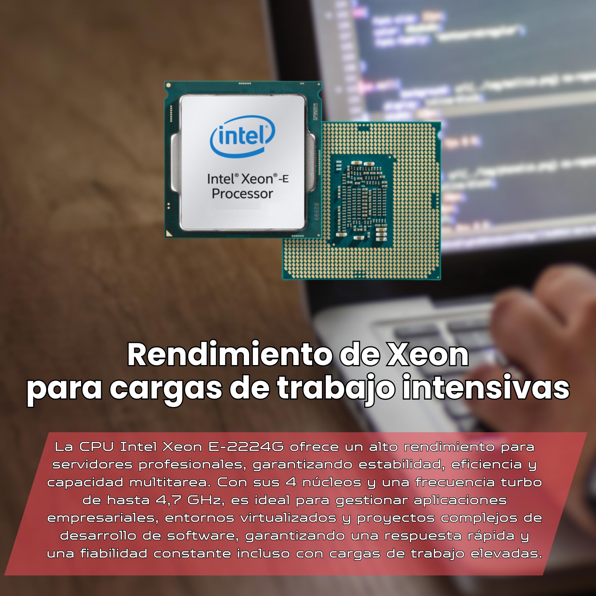 Lenovo ThinkSystem ST50 Server – Intel Xeon E-2224G CPU, 16 GB ECC RAM, 2 × 1 TB SSD, Win Server 2025 Standard (Reacondicionado)