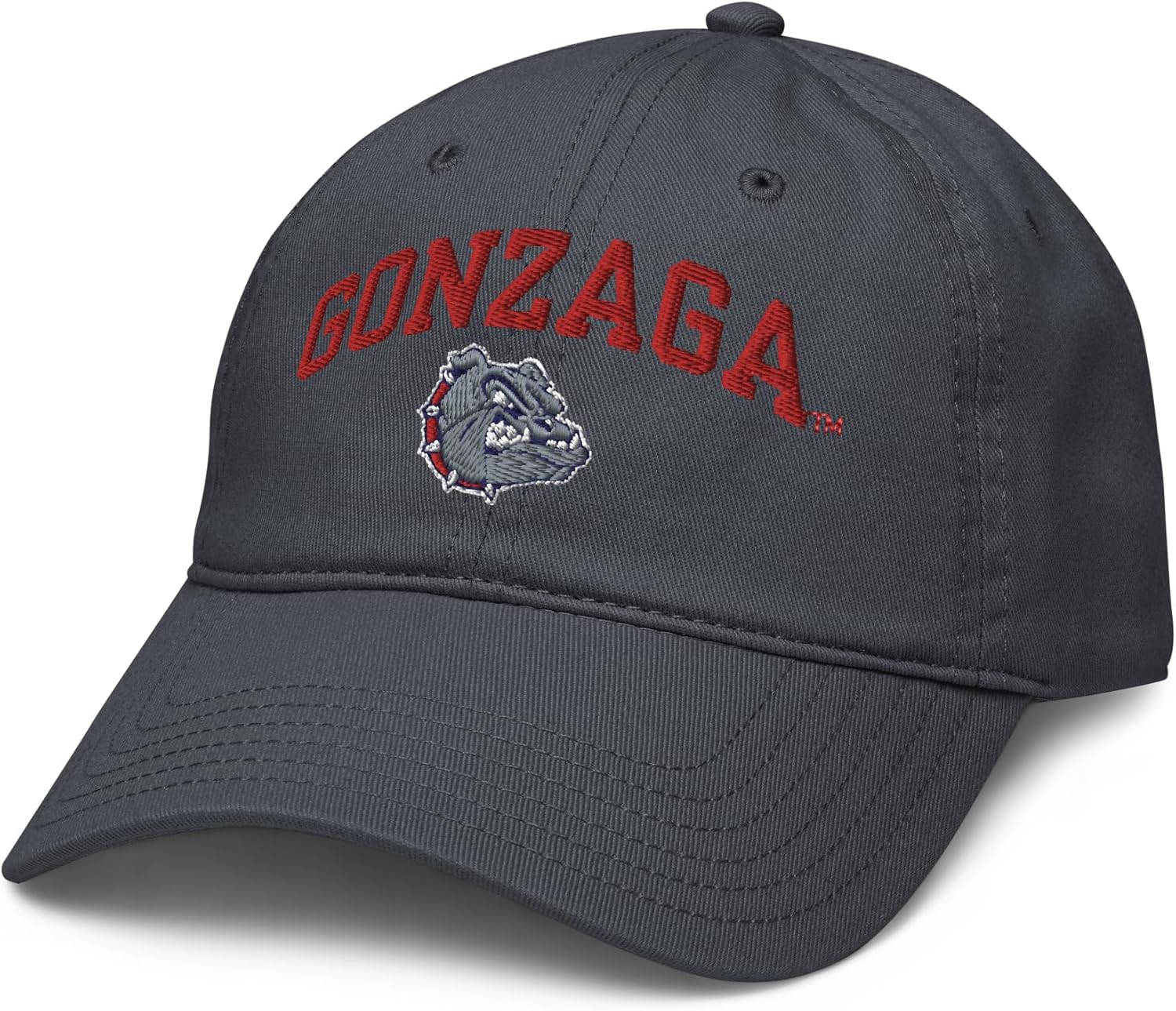 Gonzaga Bulldogs Arch Over Officially Licensed Adjustable Baseball Hat