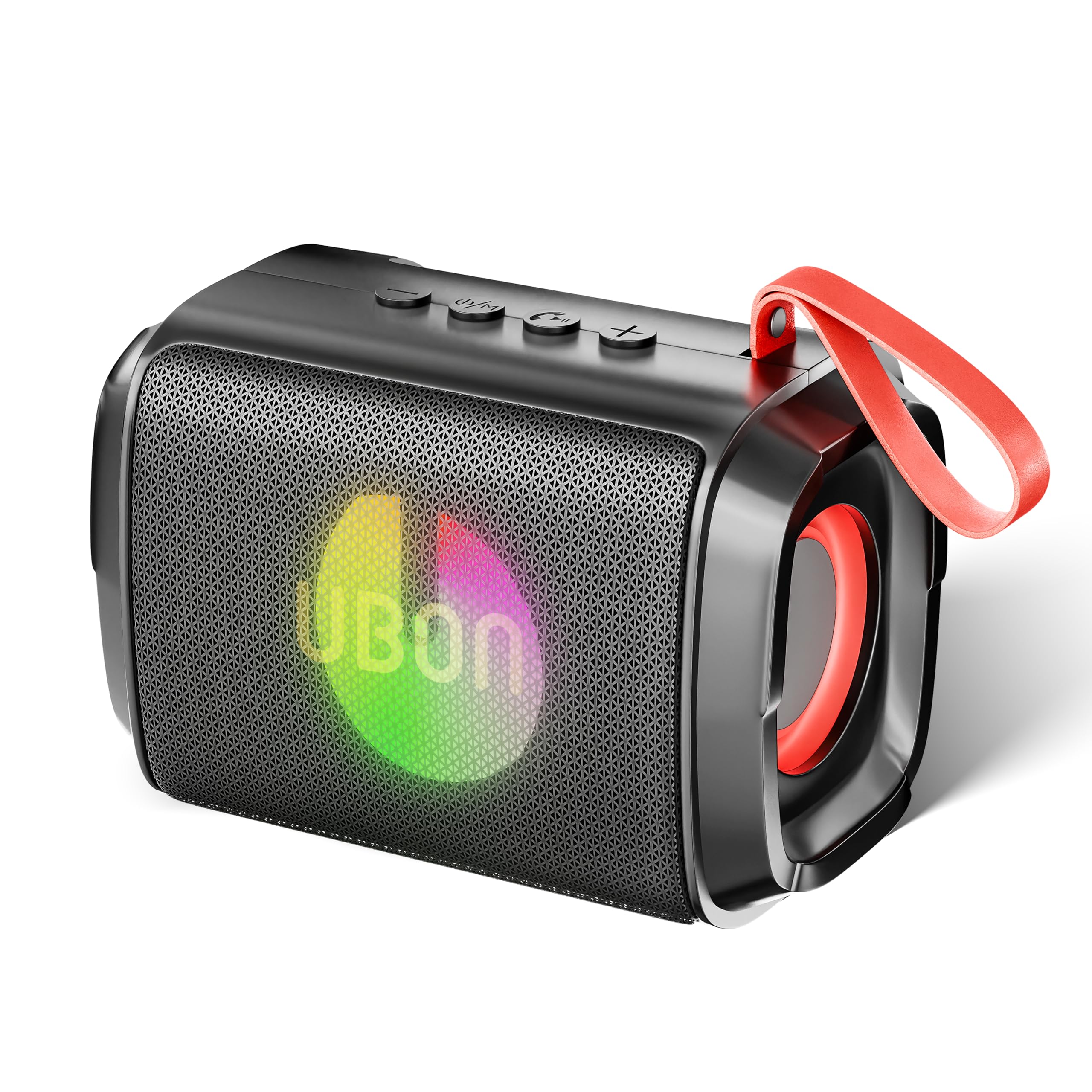 UBON Maharaj SP-46 10 Watt Wireless Portable Speaker | 10 Hours Long Playtime,Multiple Connectivity, RGB Lights (Black)-image-18