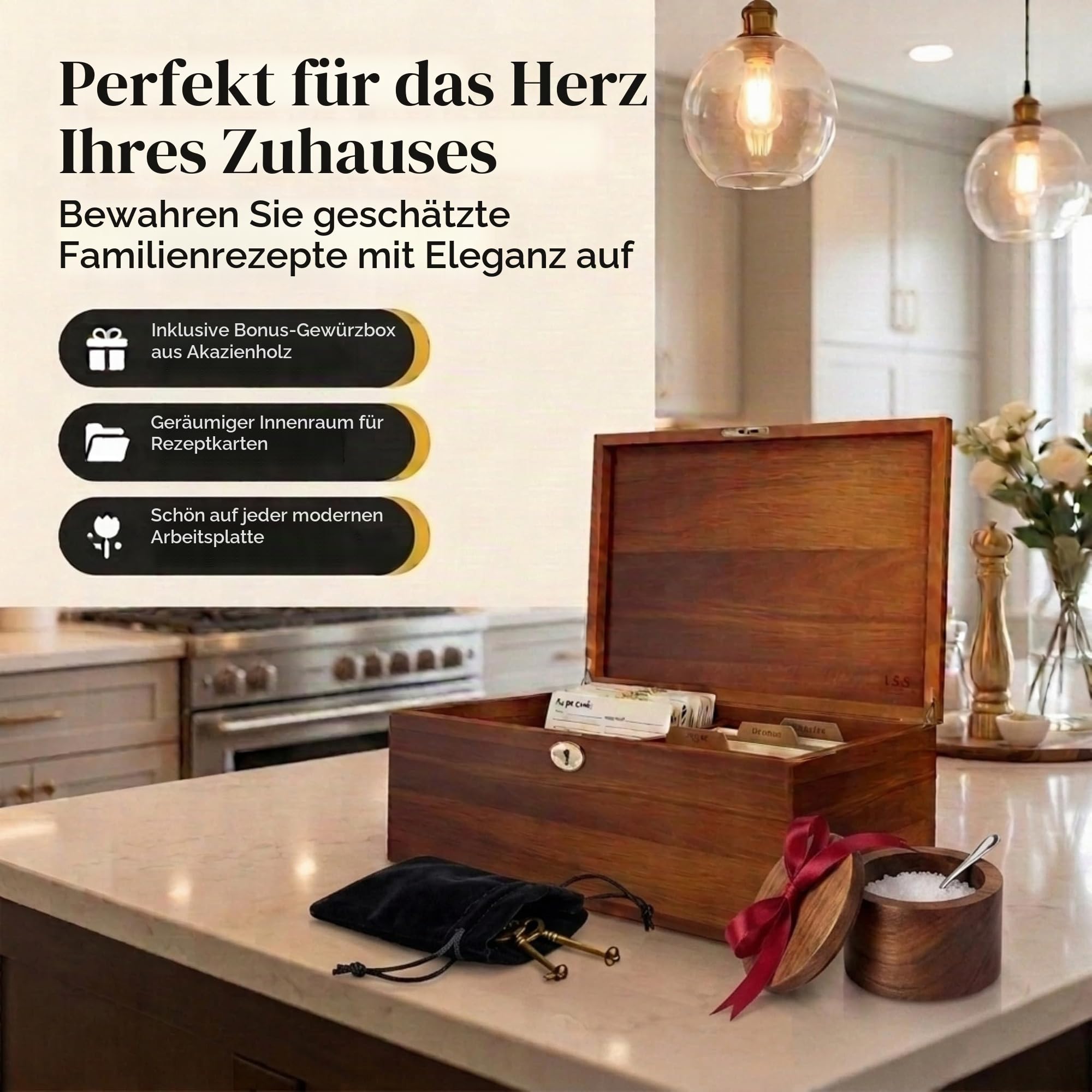 Holzkiste mit Scharnierdeckel, Aufbewahrungsbox aus Holz, Erinnerungsbox, Holzbox, große Holzbox, dekorative Box, dekorative Aufbewahrungsbox, dekorative Aufbewahrungsboxen mit Deckel, Größe 27,9 x