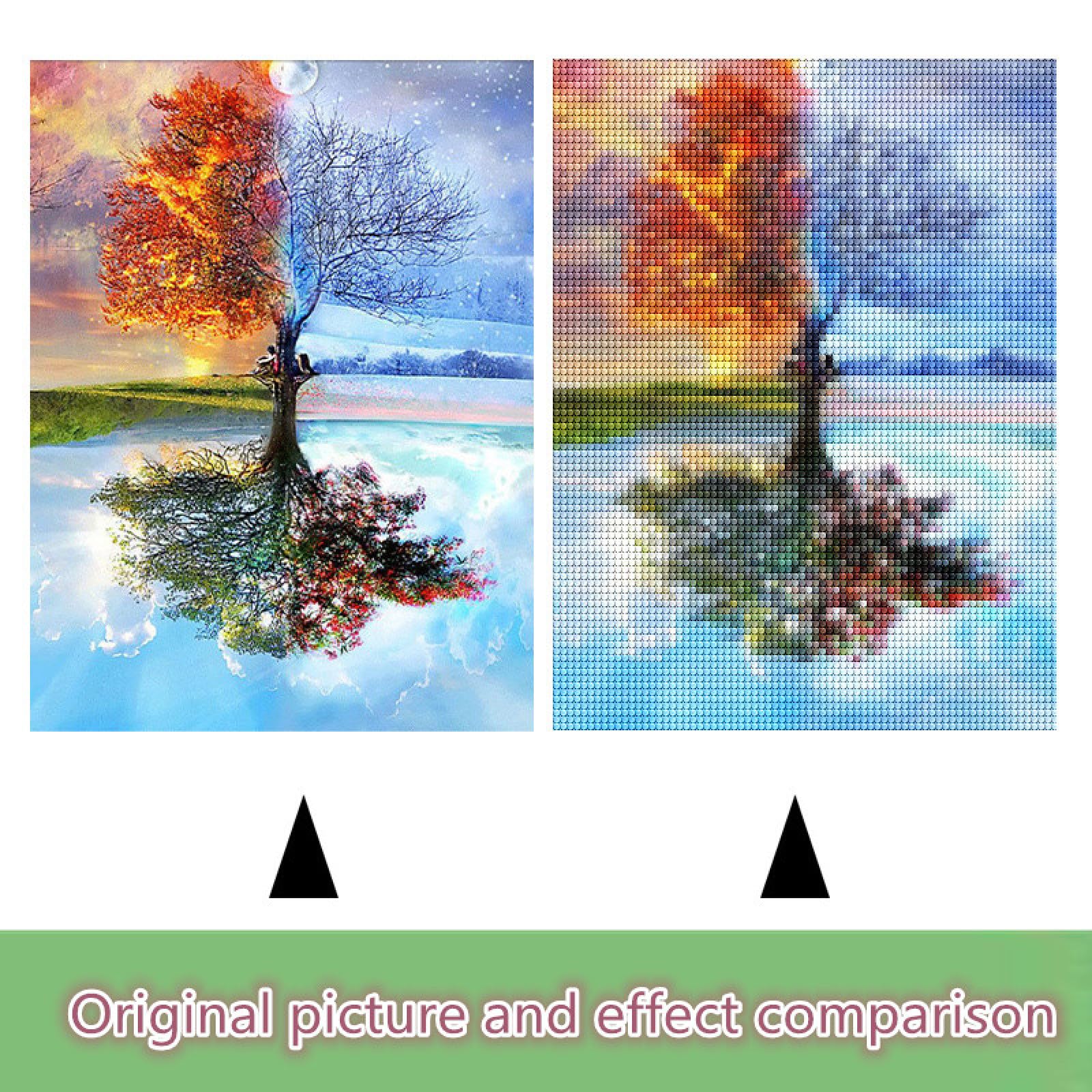 5D DIY Diamond Painting Jabalí Kit Completo, Bordado Punto de Cruz Rhinestone Artes Cuadros Diamantes Pintura para Niños Adultos perfecto Relajación y Decor de la pared del hogar 80x120cm U-584