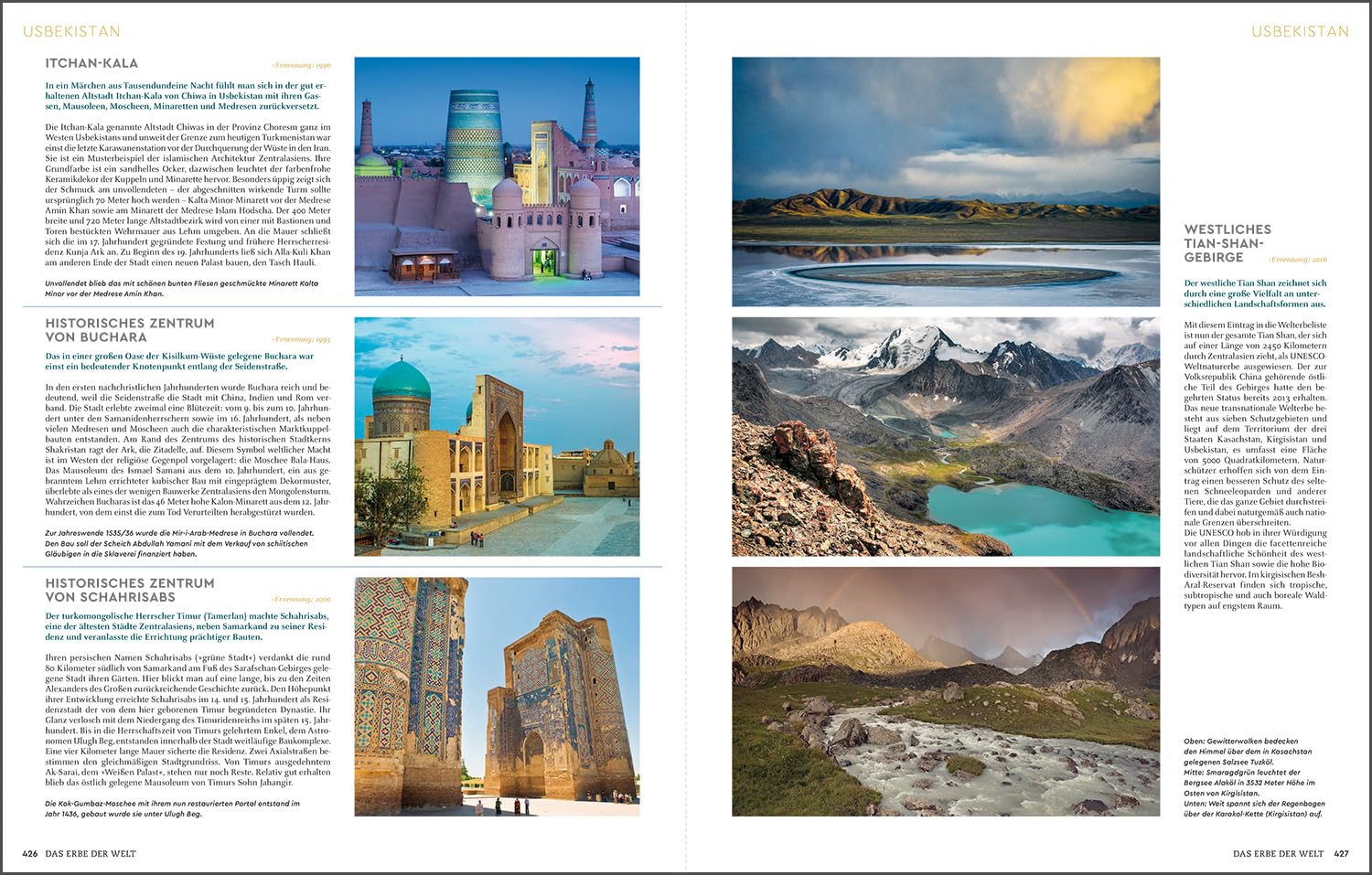 KUNTH Bildband Das Erbe der Welt 2024/2025: Alle Kultur- und Naturmonumente mit Anerkennung der UNESCO (KUNTH Das Erbe der Welt)