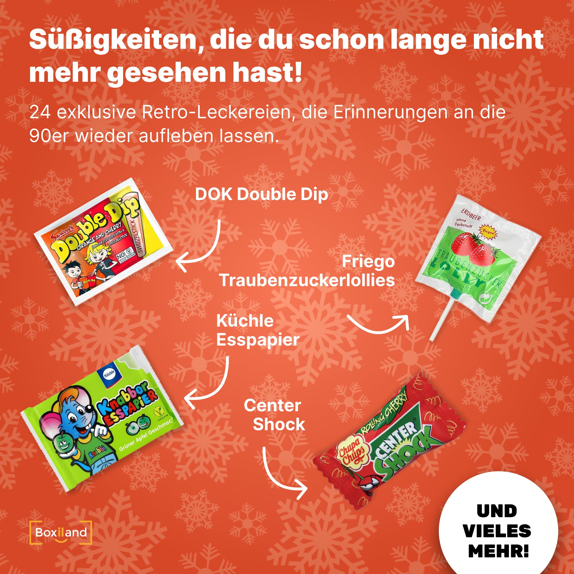 Calendrier De L’Avent Nostalgie De Noël 75g - 16 Pièces - Maison Chuques Allard