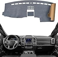 Vista 12 de KEYOOG Cubierta de Salpicadero Alfombrilla de Tablero Compatible con Ford F-150 2014-2009 (Sin Modelos HUD), Alfombrilla Antirreflejos