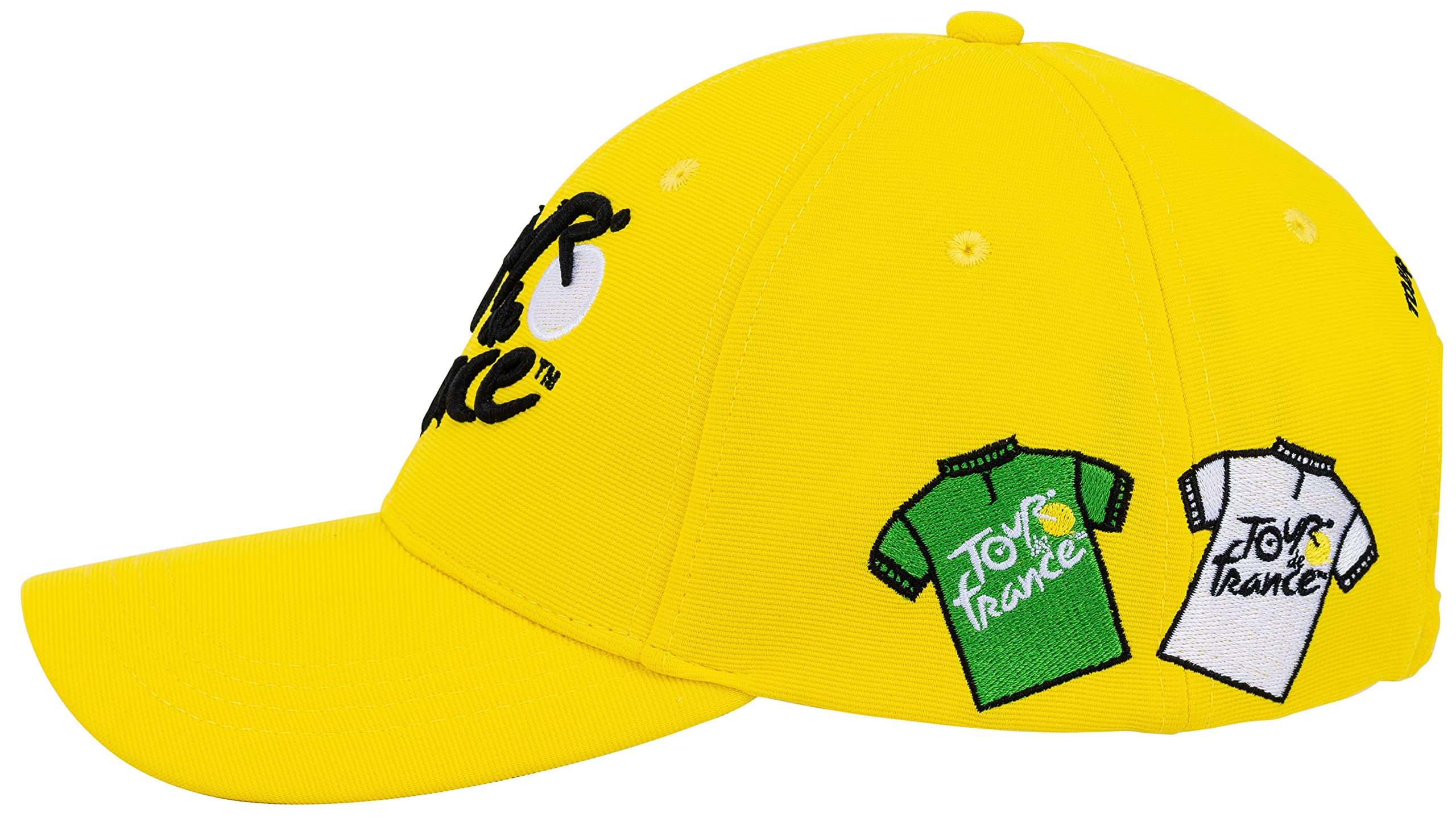 Tour de France Gorra líder – Colección oficial de ciclismo, talla ajustable, amarillo, Talla única