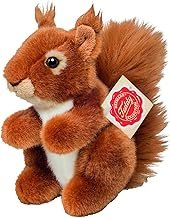 Teddy Hermann 90843 Eichhörnchen 14 cm, Kuscheltier, Plüschtier mit recycelter Füllung