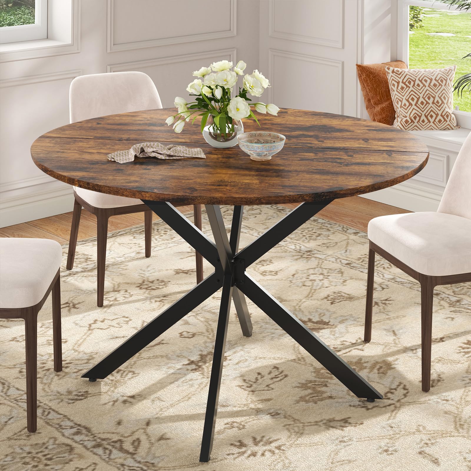 Unovivy 47" Rustic Brown