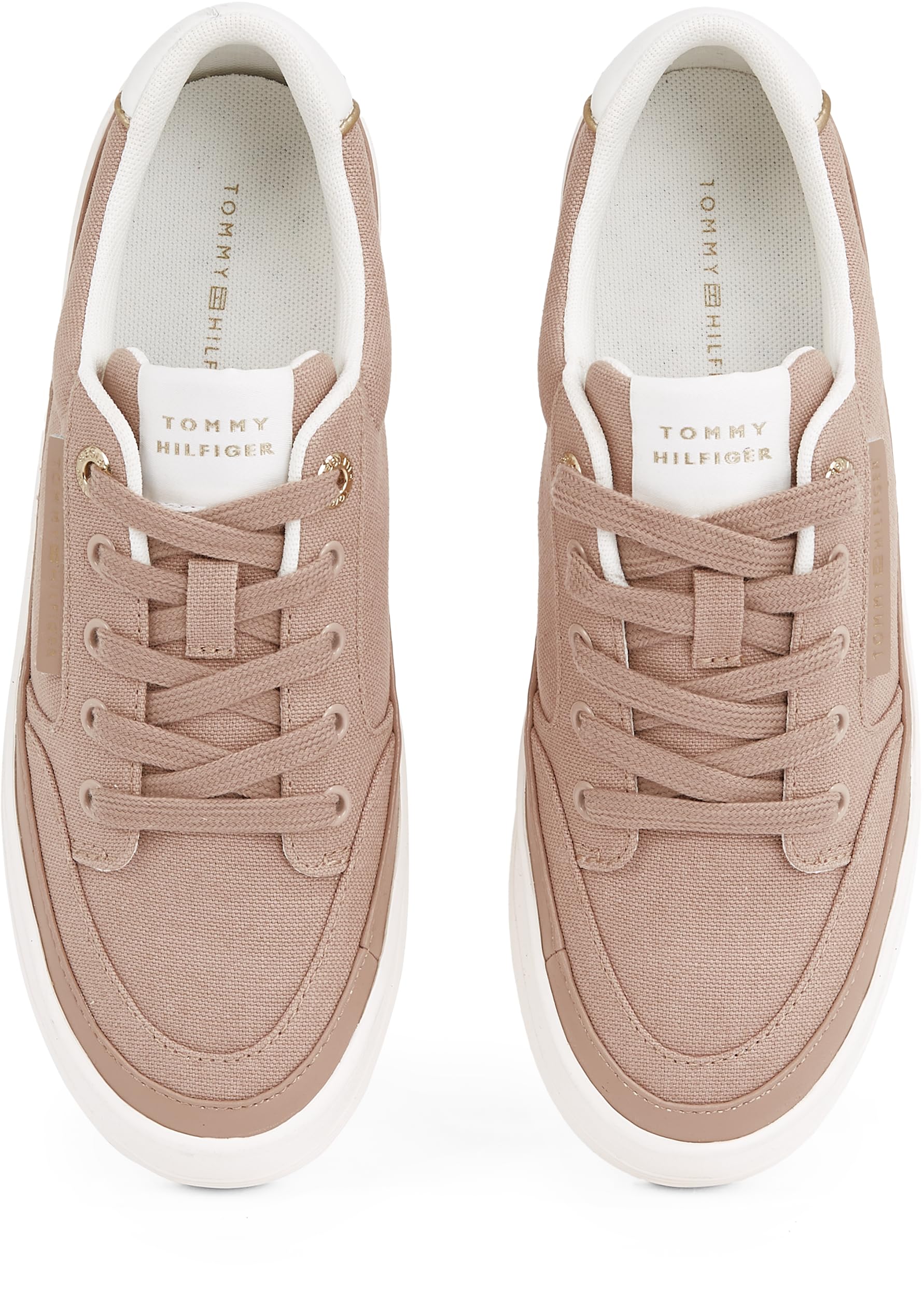 Tommy Hilfiger Sneaker con Suela Vulcanizada Mujer Essential Textile Plateau