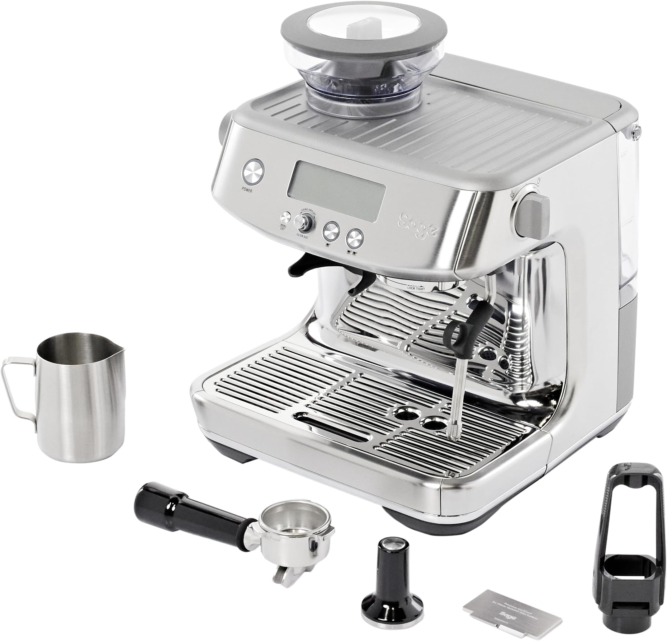 AIKAMI Macchina Caffè A Singola Porzione Con Montalatte - Per Cialde K E Caffè Macinato, 6-14 Oz, Serbatoio Rimovibile