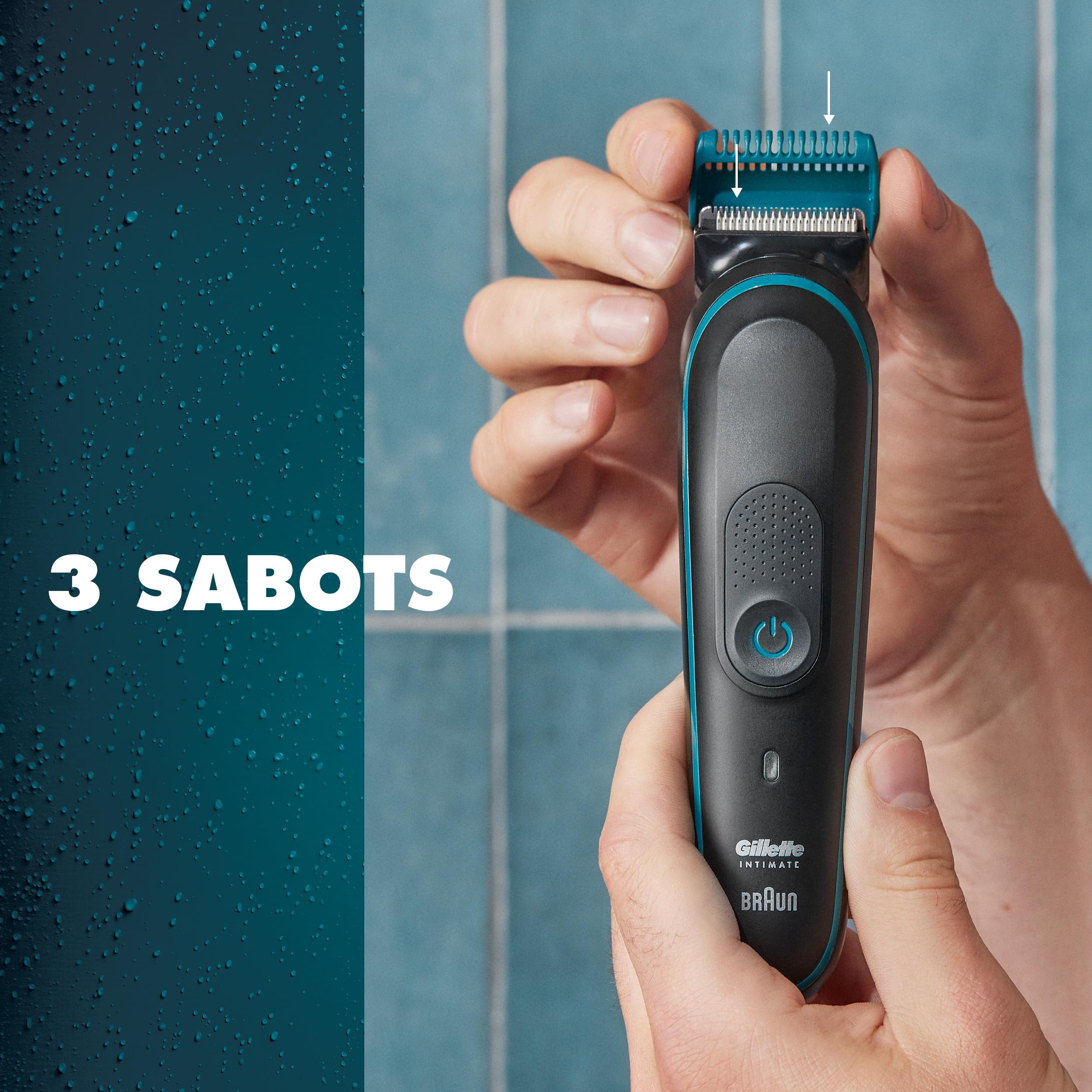 Tondeuse Intime Gillette I5 - Sans Fil, Rechargeable, étanche - Pour Hommes - Neuf Sous Blister