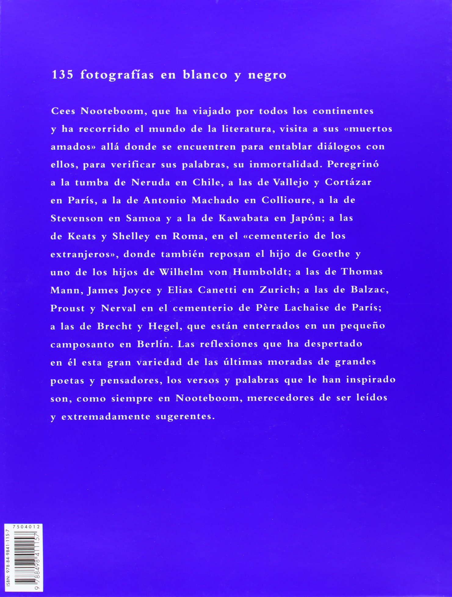 Tumbas: de poetas y pensadores: 12 (La Biblioteca Azul / Serie mayor)