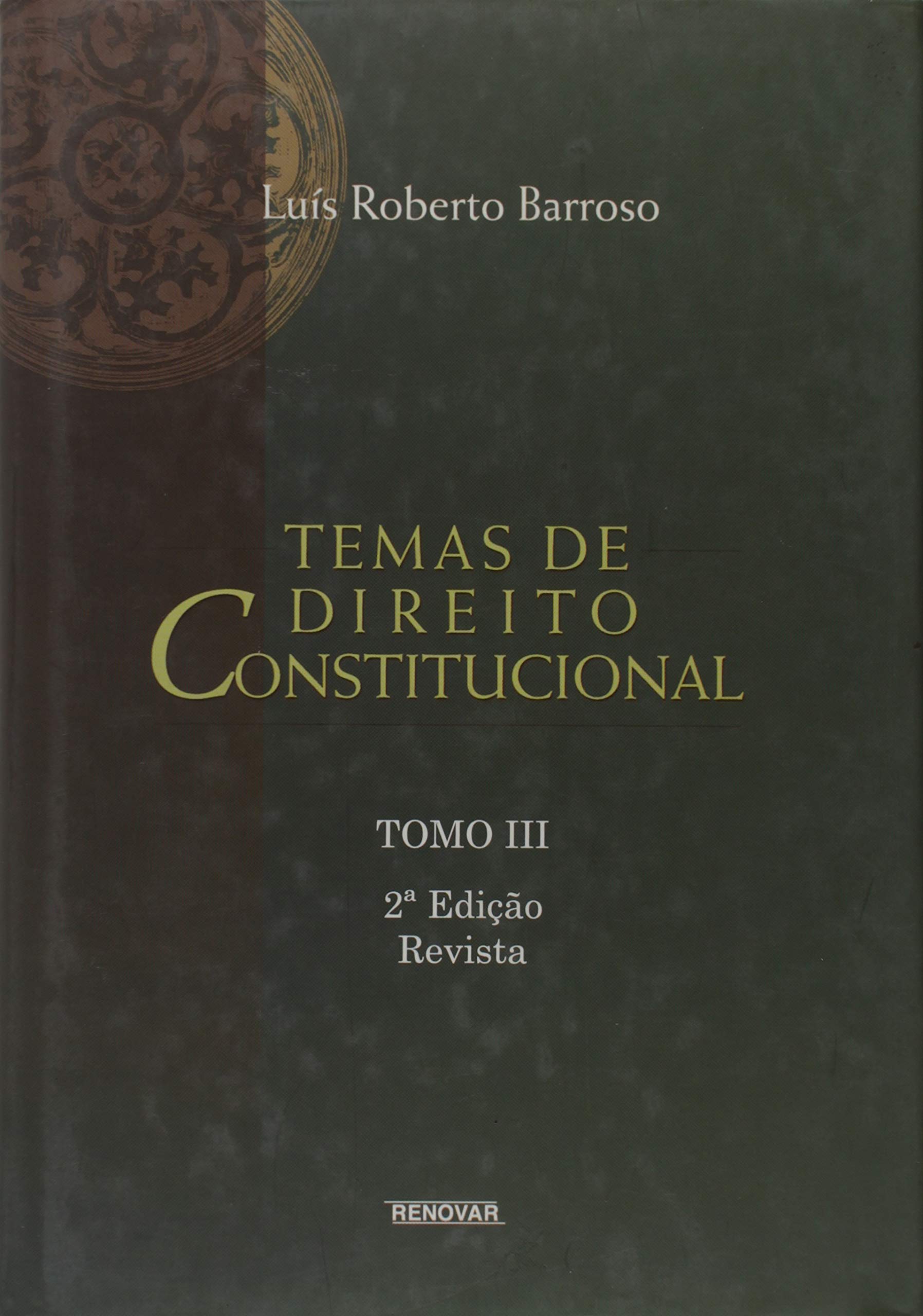 Capa de Temas de Direito Constitucional - Tomo III