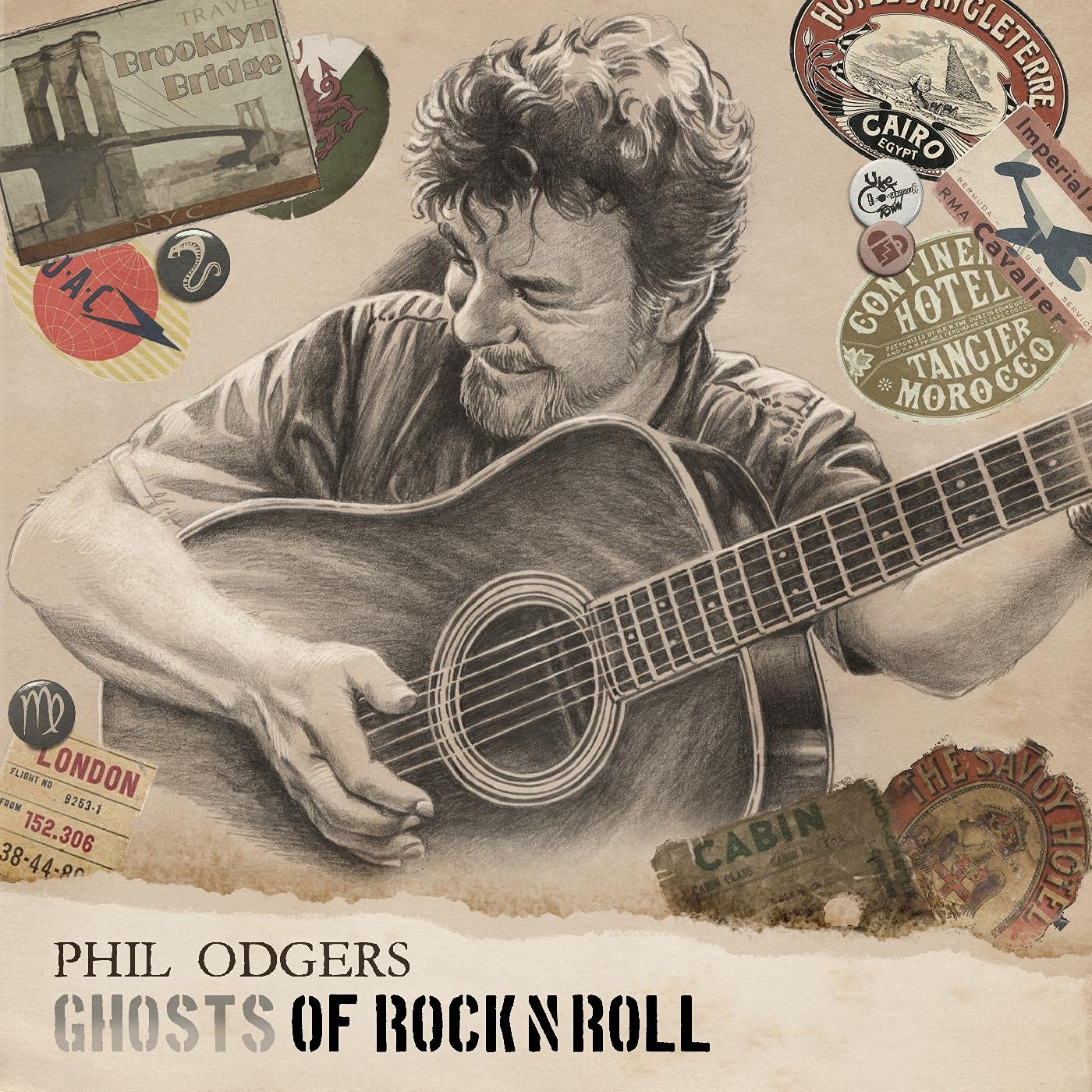Phil Odgers Ghosts Of Rock N Roll France 2022 Ltd Edition Vinyl Record Ex/NM