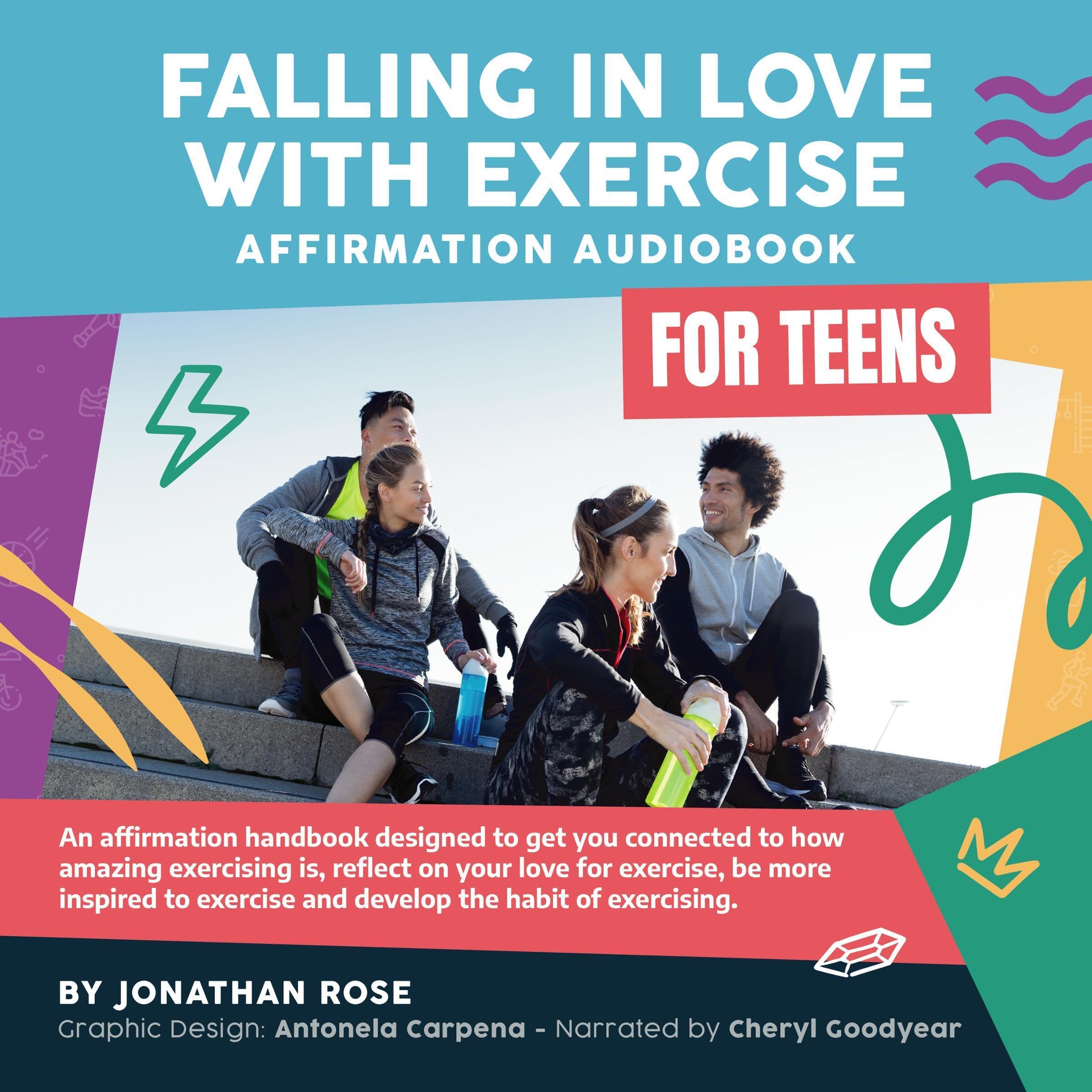 Falling in Love with Exercise Affirmation Handbook for Teens