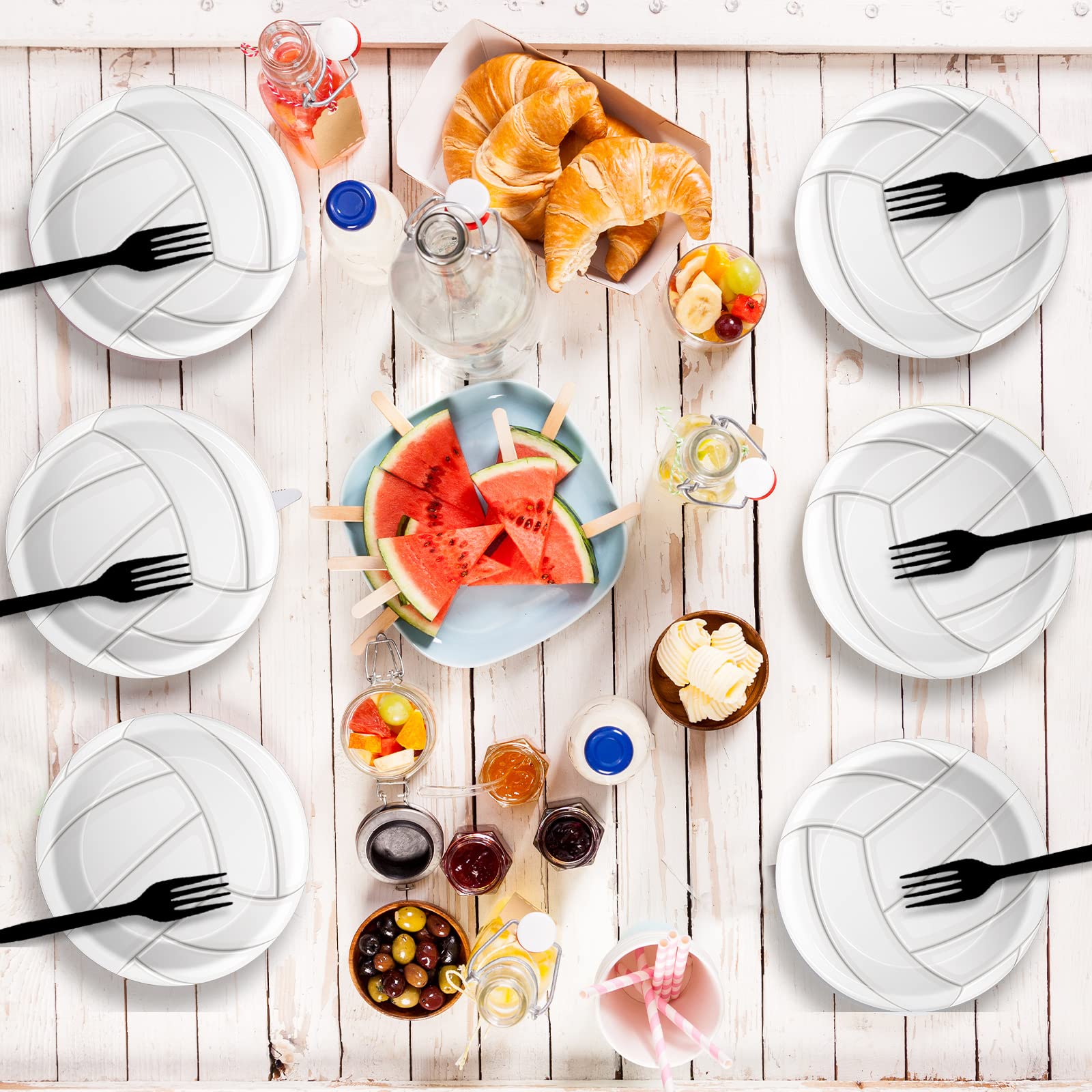 Amazon.co.jp: Wiooffen バレーボールパーティー用品 ペーパー