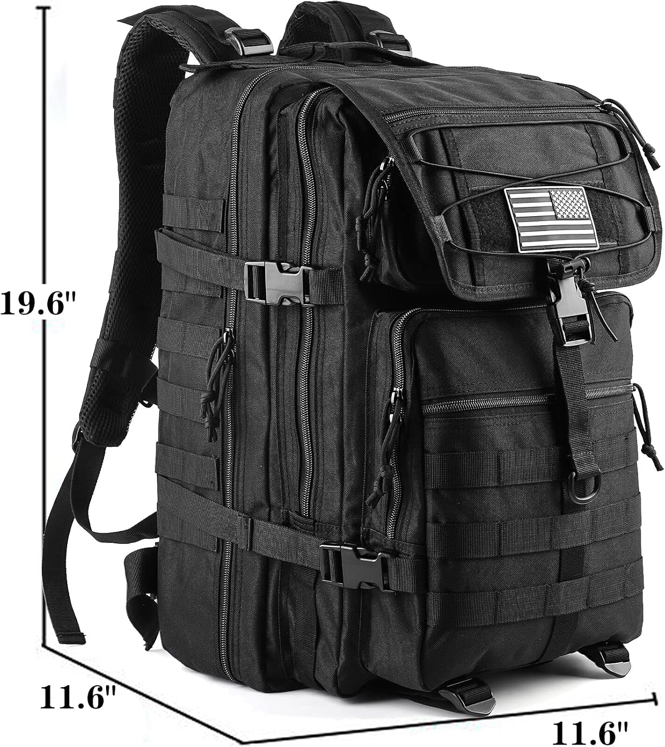 45L Molle Army Military Tactical Backpack - Waterproof Assault Pack Rucksack Travel Hiking Backpack : Sports & Outdoors