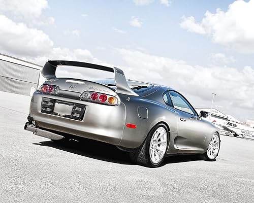 Póster de coche de Toyota Supra para decoración de pared de 16 x 20
