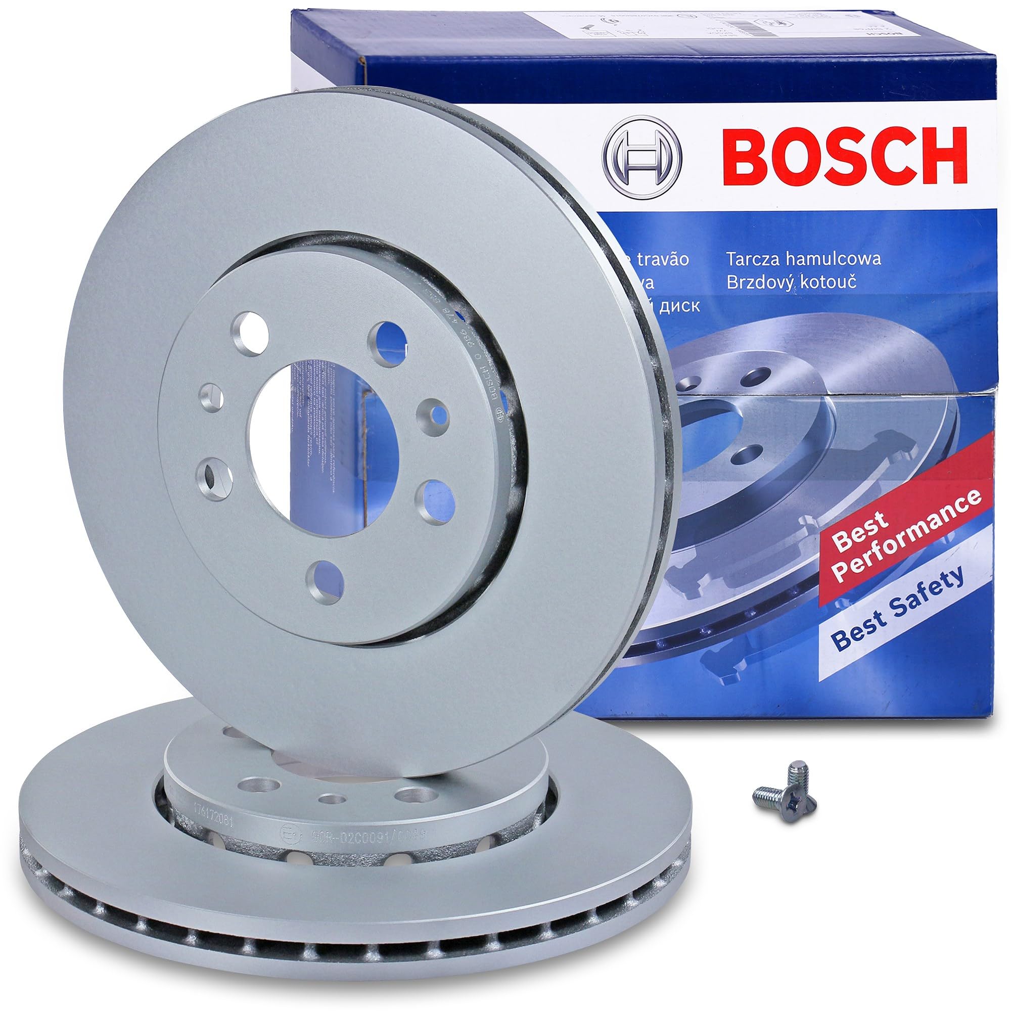 Bremsenset Vorderachse inkl. Bremsscheiben Vorne Ø 256 mm Belüftet und Bremsbeläge Vorne