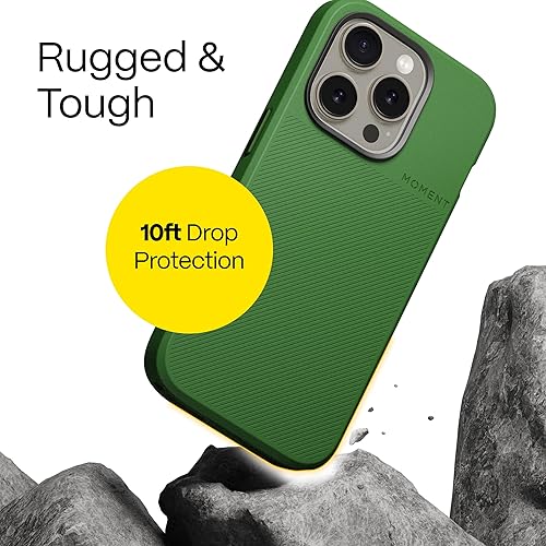 Miniatura 5 de Moment Funda para iPhone 15 Pro, compatible con MagSafe (Olive)