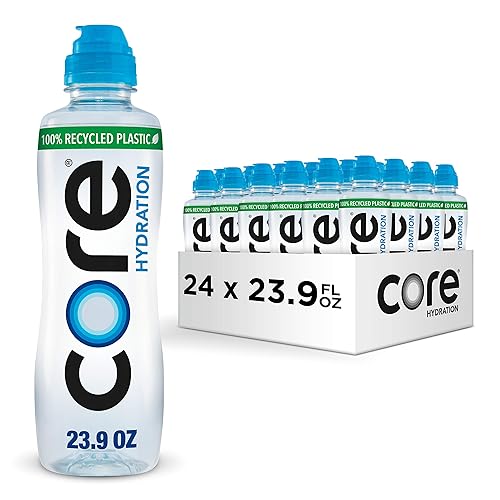 Core Hydration Perfectly Balanced Water, 23.9 fl oz Sport Cap bottle (Pack of 24) - 23.9 Fl Oz (Pack of 24)