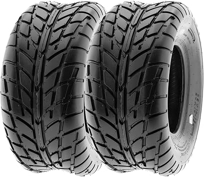 SunF ATV Tires 25x10-12 25x11-12 Hardpack Race Sport Quad 6 PR A021 - BUNDLE