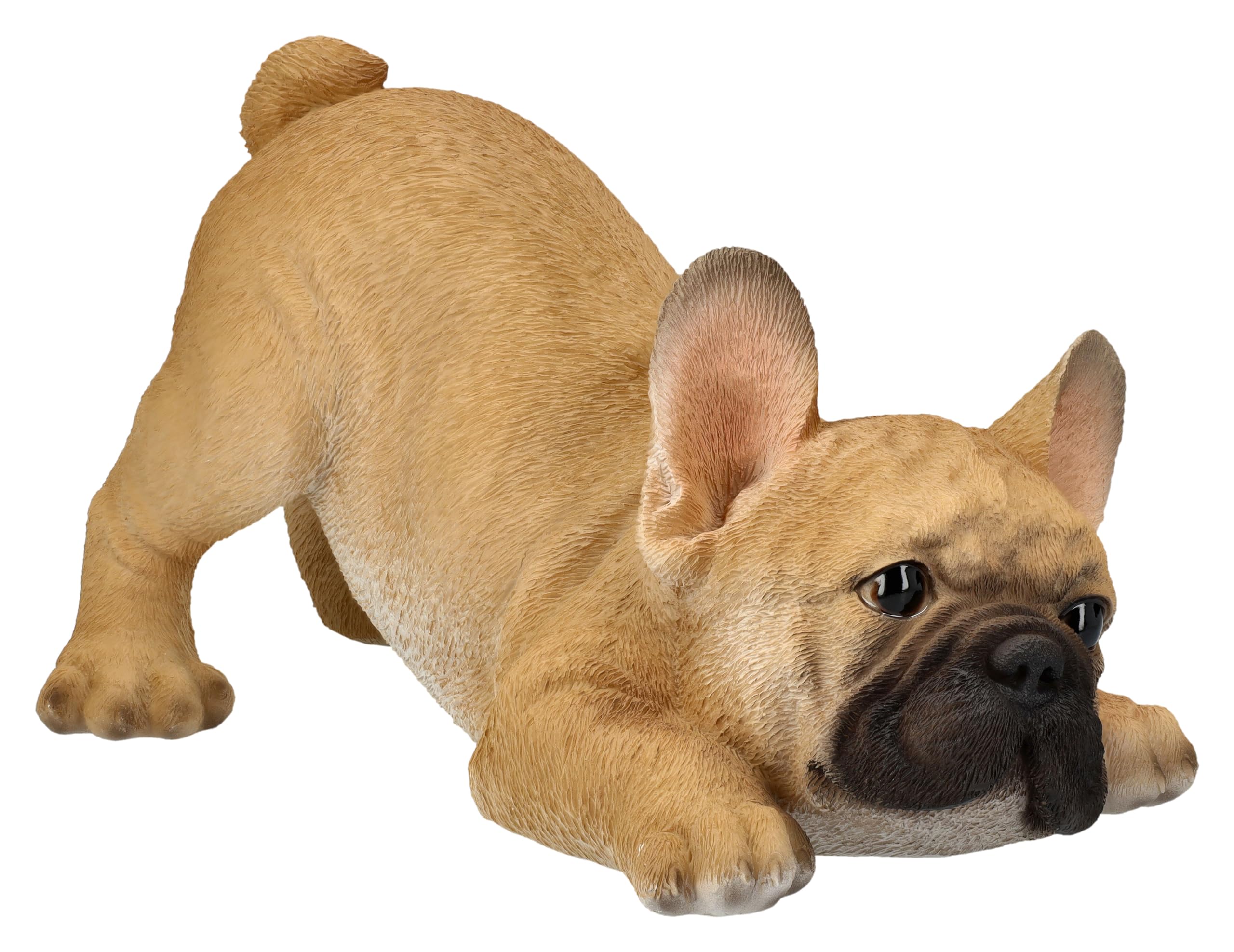Statuetta di Bulldog francese, cucciolo di volontà di giocare – figura di cane cane bambino figura decorativa regalo per gli amanti dei cani Hotant