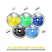 Vista 27 de Evolution Power Tools - Hoja de sierra de corte (acero inoxidable)